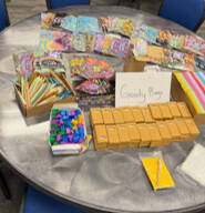 Table of goody bags